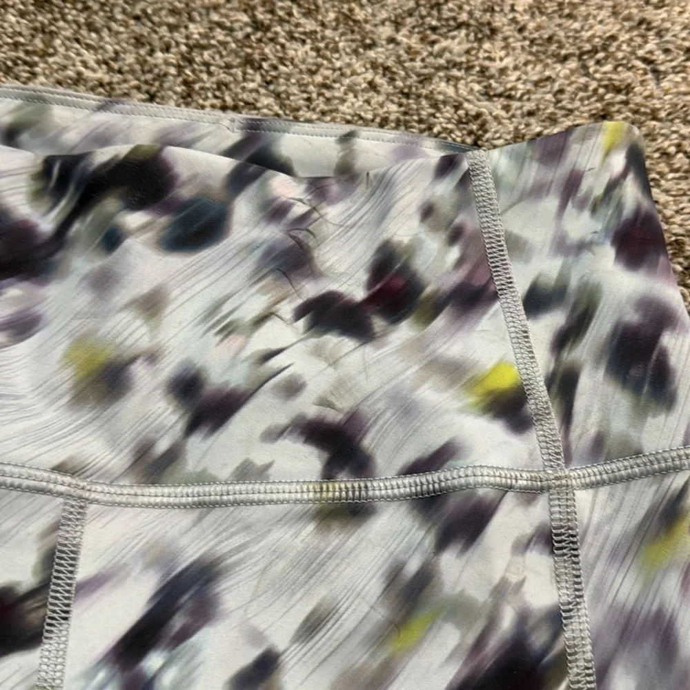 ATHLETA Women's Rainier High Rise Legging Size M In Grey Lyra Garden - Picture 6 of 11